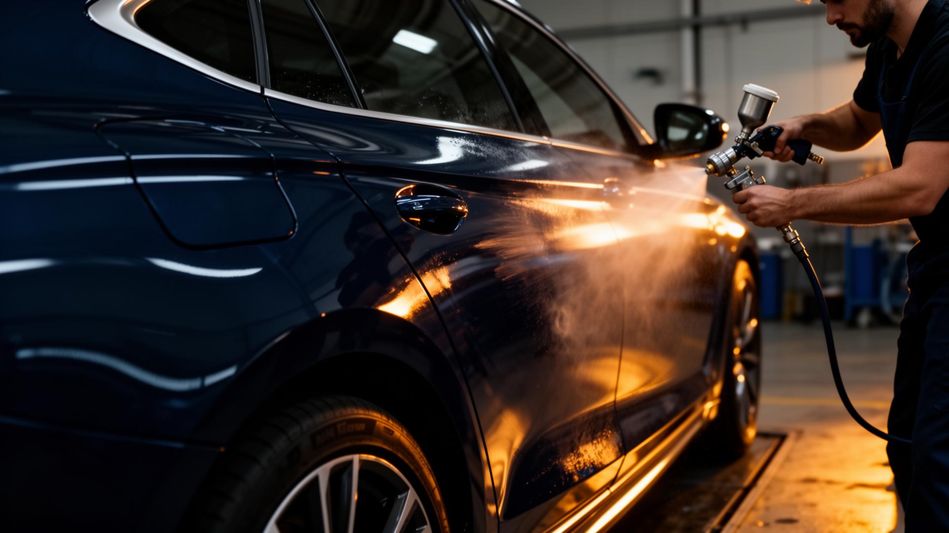 Glossy car bodywork after smart repair at Pontefract workshop